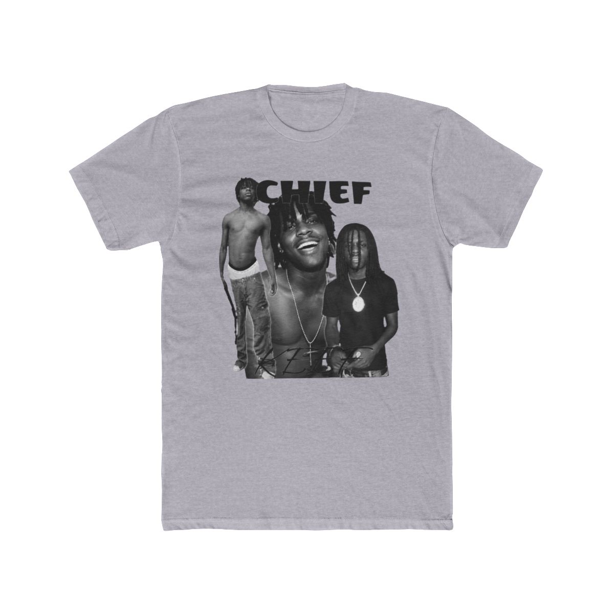 Chief Keef Singer Music T Shirt,, Size: Small, White - alternate angle 5, merchandise