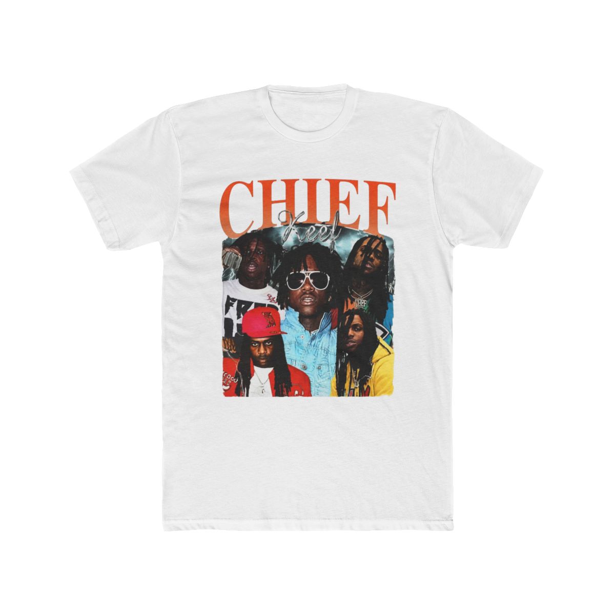 Chief Keef Graphic Tee: Oversized Crewneck Rapper Shirt for Men & Women - Funny Short Sleeve Hip Hop T Shirt
